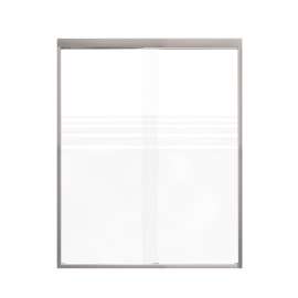 SMFBPT607608F-M Franklin 59-in x 76-in By-Pass Shower Door With 5/16-in Frost Glass And Without Handles, Master