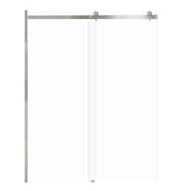 SMMBDT607608C-M Milan 60-in x 76-in Barn Shower Door With 5/16-in Clear Glass And Without Handles, Master