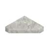 SMNCS1515-74 15-in x 15-in x 3-in Solid Surface Neo-Angle Corner Shower Seat, Castle Grey