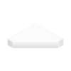SMNCS1515-PW11 15-in x 15-in x 3-in Solid Surface Neo-Angle Corner Shower Seat, Pure White