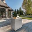 Samuel Mueller SMOBC3224 Outdoor Kitchen 32-in x 24-in x 37-in Single Base Cabinet, Stainless Steel