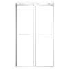 SMOBPT488008C-PC Olivia 48-in x 80-in Bypass Shower Door With 5/16-in Clear Glass And Royston Handles, Polished Chrome