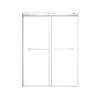SMOBPT608008C-PC Olivia 60-in x 80-in Bypass Shower Door With 5/16-in Clear Glass And Royston Handles, Polished Chrome