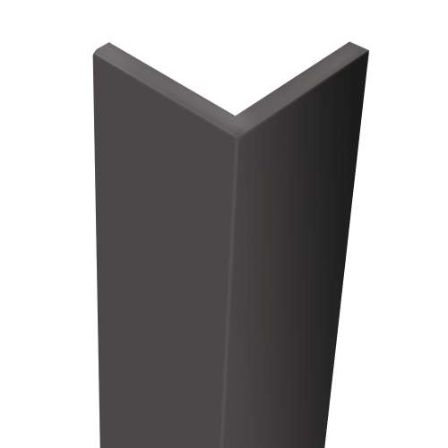 Samuel Müeller SMOCT962-40 96-in Solid Surface Outside Corner Molding (2 Pieces), Dark Grey