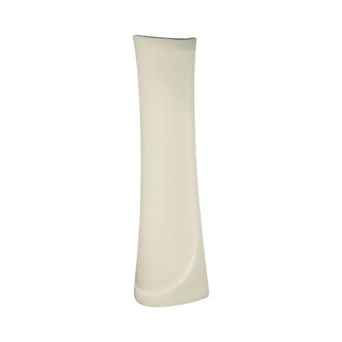 Samuel Müeller Millwood Petite Vitreous China Pedestal Leg for use with TL-1444 Lavatory Sink, Biscuit