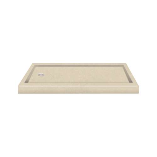 Samuel Müeller Delux Solid Surface 48-in x 34-in Shower Base with Center Drain