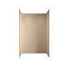 SMPGWK603696-33 Pioneer Plus 60-in  x 36-in  x 96-in  Shower Wall Kit, Gali Wave Caramel
