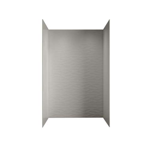 SMPGWK603696-39 Pioneer Plus 60-in  x 36-in  x 96-in  Shower Wall Kit, Gali Wave Grey