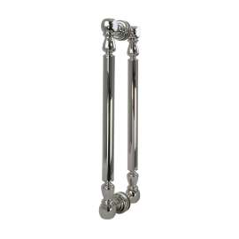 SMPH-BND-D-N-PC Nicholson 20-in Barn/Pivot Shower Door Double Sided Handles, Polished Chrome
