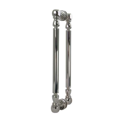 Samuel Müeller SMPH-BND-D-N-PC Nicholson 20-in Barn/Pivot Shower Door Double Sided Handles, Polished Chrome