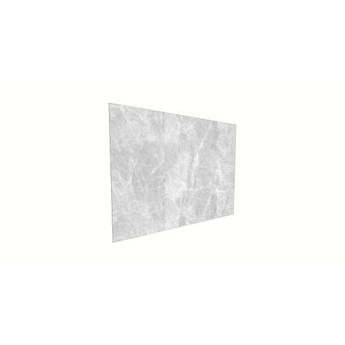 Porcelyte 60-inch x 47-inch Shower Wall Panel - Back Bottom, Apodo Ice Grey, SMPOWBB6047-84