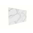 Porcelyte 72-inch x 47-inch Shower Wall Panel - Back Bottom, Tuscany White, SMPOWBB7247-81