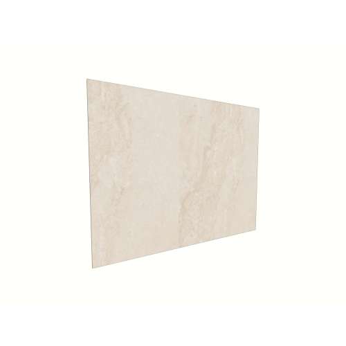 Porcelyte 60-inch x 47-inch Shower Wall Panel - Back Top (LED), Sharona, SMPOWBT6047-82