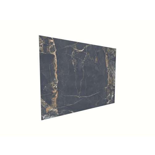 Porcelyte 60-inch x 47-inch Shower Wall Panel - Back Top (LED), Carmus Brown, SMPOWBT6047-83