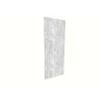 Porcelyte 72-inch x 35-inch Shower Wall Panel - Back Top (LED), Apodo Ice Grey, SMPOWBT7235-84