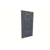 Porcelyte 72-inch x 47-inch Shower Wall Panel - Back Top (LED), Carmus Brown, SMPOWBT7247-83