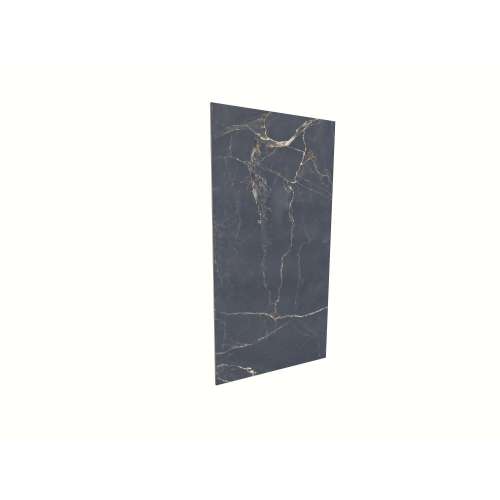 Porcelyte 72-inch x 47-inch Shower Wall Panel - Back Top (LED), Carmus Brown, SMPOWBT7247-83
