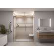Porcelyte 72-in x 36-in x 108-in Lighted Shower Kits, Sharona, SMPOWKF7236108C-82