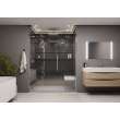 Porcelyte 60-in x 36-in x 108-in Lighted Shower Wall Kits, Carmus Brown, SMPOWK6036108-83