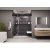 Porcelyte 60-in x 36-in x 108-in Lighted Shower Wall Kits, Carmus Brown, SMPOWK6036108-83