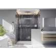 Porcelyte 60-in x 36-in x 108-in Lighted Shower Wall Kits, Carmus Brown, SMPOWK6036108-83