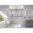 Porcelyte 60-in x 36-in x 108-in Lighted Shower Wall Kits, Apodo Ice Grey, SMPOWK6036108-84
