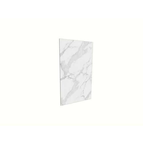 Porcelyte  24-inch x 42-inch Shower Pony Wall Panel, Tuscany White, SMPOWP2442-81