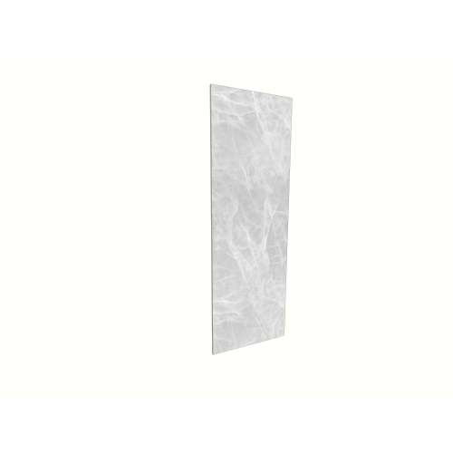 Porcelyte 32-inch x 94-inch LED Side Shower Wall Panel - Left & Right, Apodo Ice Grey, SMPOWS3294-84