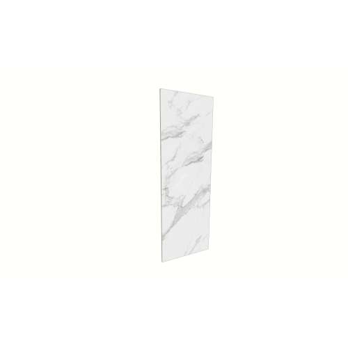 Porcelyte 36-inch x 106-inch LED Side Shower Wall Panel - Left & Right, Tuscany White, SMPOWS36106-81