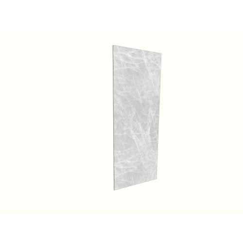 Porcelyte 36-inch x 94-inch LED Side Shower Wall Panel - Left & Right, Apodo Ice Grey, SMPOWS3694-84