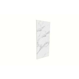 Porcelyte 42-inch x 106-inch LED Side Shower Wall Panel - Left & Right, Tuscany White, SMPOWS42106-81