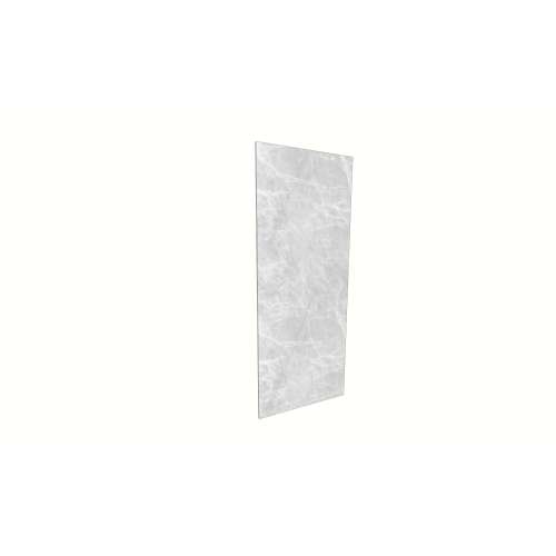 Porcelyte 42-inch x 106-inch LED Side Shower Wall Panel - Left & Right, Apodo Ice Grey, SMPOWS42106-84