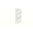 Porcelyte 42-inch x 94-inch LED Side Shower Wall Panel - Left & Right, Tuscany White, SMPOWS4294-81