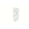 Porcelyte 47-inch x 106-inch LED Side Shower Wall Panel - Left & Right, Tuscany White, SMPOWS47106-81