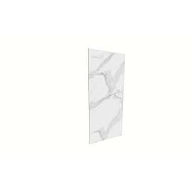 Porcelyte 47-inch x 106-inch LED Side Shower Wall Panel - Left & Right, Tuscany White, SMPOWS47106-81