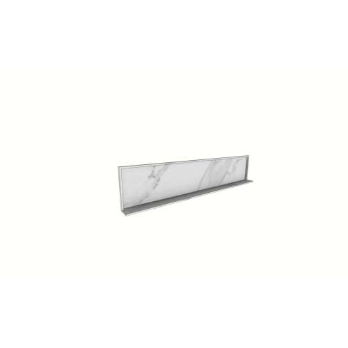 Porcelyte 60-inch x 12-inch Storage Pod, Tuscany White, SMPSP6012-81