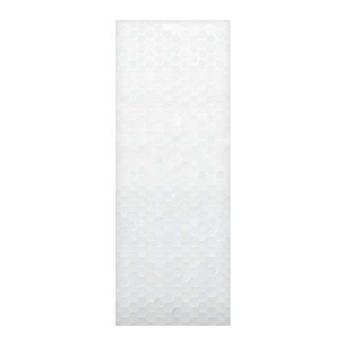 SMPW3696-631 Pioneer 36-in x 96-in Glue to Wall Wall Panel, White (Glossy 3D Hexagon Pattern)