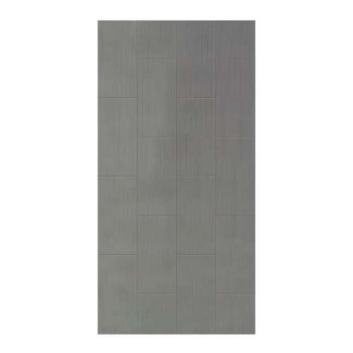 SMPW4896-240 Pioneer 48-in x 96-in Glue to Wall Wall Panel, Dark Grey (12-in x 24-in Vertical Pattern)