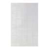 SMPW6096-231 Pioneer 60-in x 96-in Glue to Wall Wall Panel, White (12-in x 24-in Vertical Pattern)