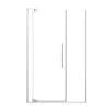 Samuel Müeller SMRDPD4876108C-PC Reverie Duo 48-in x 76-in Pivot Shower Door With 5/16-in Clear Glass And Sampson Double-Sided Handles, Polished Chrome