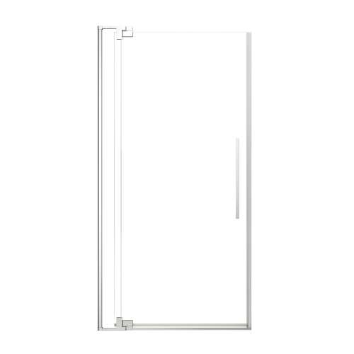 SMRPD3676108C-PC Reverie 36-in x 76-in Pivot Shower Door With 5/16-in Clear Glass And Sampson Double-Sided Handles, Polished Chrome
