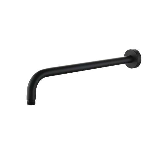 Samuel Müeller SMRSA16-MB Rowan 16-in Shower Arm With Escutcheon, Matte Black