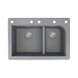 Renton Granite 33-in Drop-in Kitchen Sink - SMRTDJ3322-CABEF