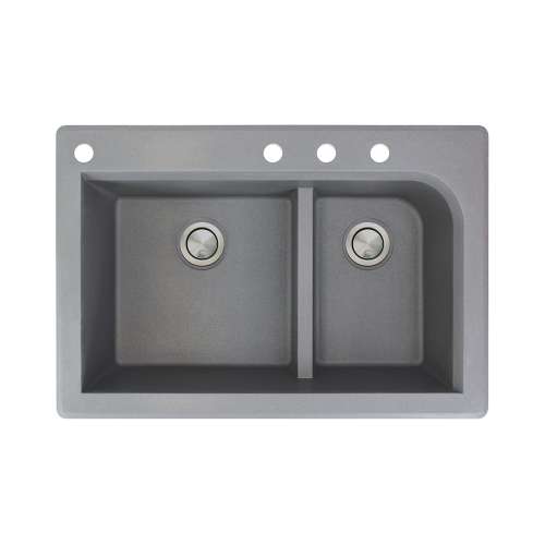 Samuel Müeller Renton Granite 33-in Drop-in Kitchen Sink - SMRTDJ3322-CADE