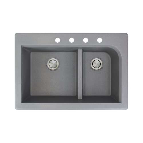Samuel Müeller Renton Granite 33-in Drop-in Kitchen Sink - SMRTDJ3322-CBDE
