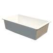Samuel Müeller Renton Granite 31-in Undermount Kitchen Sink Kit with Grids, Strainers and Drain Installation Kit in White