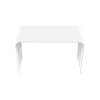Samuel Mueller 24-in W x 15.7-In H Solid Surface Stand Alone Shower Seat, White