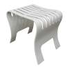 Samuel Mueller 17-in W x 17.5-In H Solid Surface Stand Alone Shower Seat, White