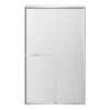 SMSBP487808F-PC Stratus 48-in x 78-in Bypass Shower Door With 5/16-in Full Frost Glass And Round Tube Handles, Polished Chrome
