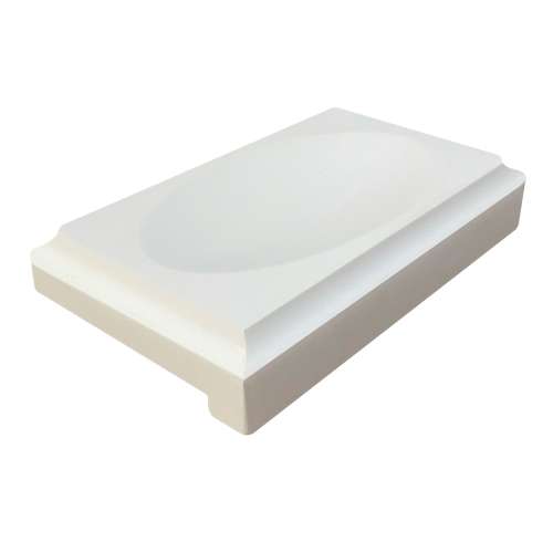 SMSD5-M 5-in x 3-in x 1-in Solid Surface Soap Dish